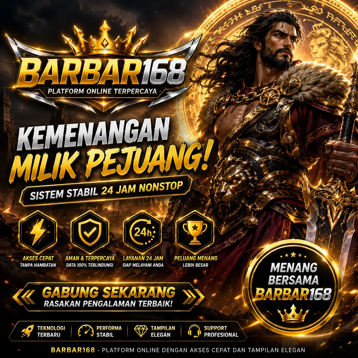 BARBAR168 Banner